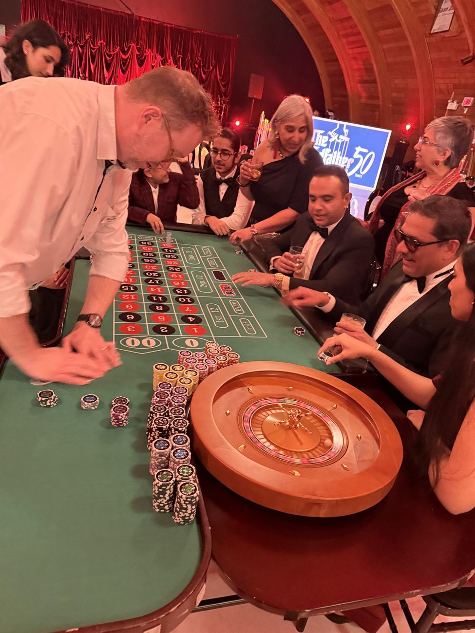 Fun-money casino tables